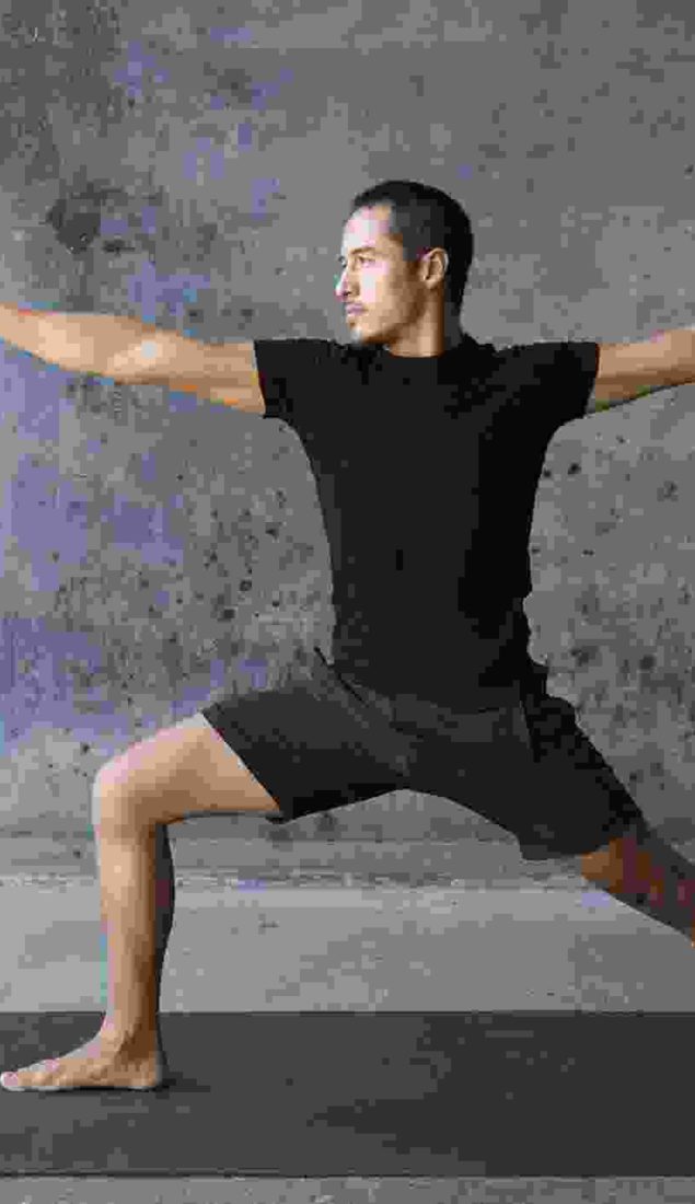 The bluish staircase